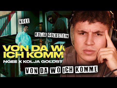 😱💯BRETTHARTES FEATURE!!!...Reaktion : NGEE x KOLJA GOLDSTEIN - VON DA WO ICH KOMME | PtrckTV