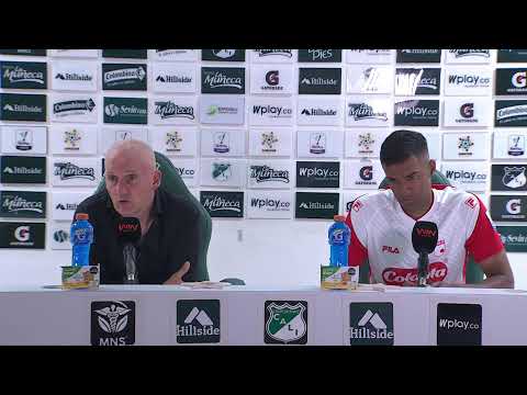 Rueda de prensa de Santa Fe tras su partido con Cali