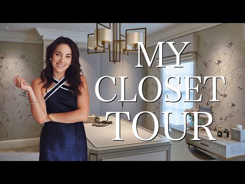 MY CLOSET TOUR - INTERIOR DESIGNER DRESSING ROOM & WARDROBE REVEAL