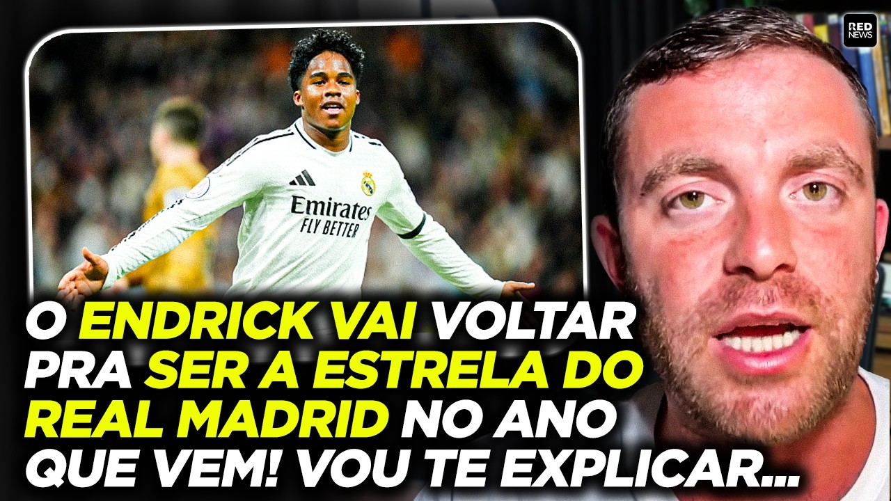 URGENTE! ENDRICK ESTÁ DE VOLTA AO REAL MADRID E SE PREPARA PARA A COPA