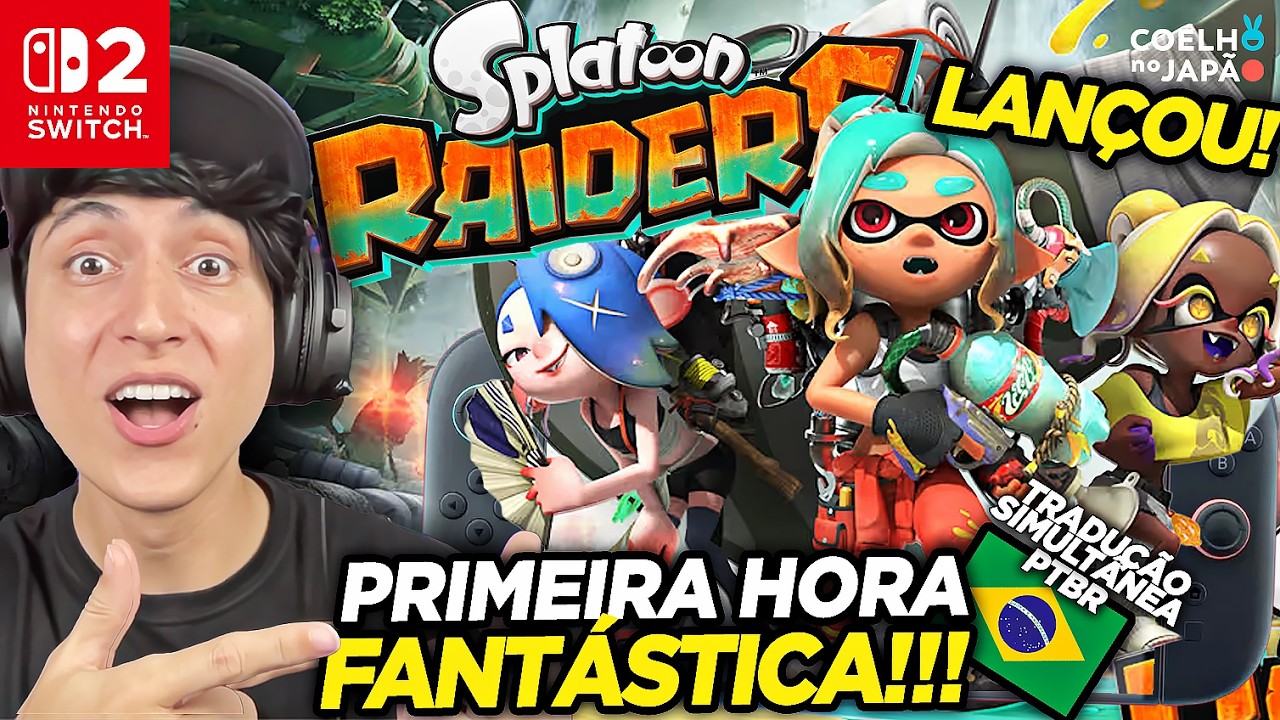 Splatoon Raiders - INÍCIO DE GAMEPLAY: Exclusivo de Switch 2 | Traduzindo PTBR 🇧🇷
