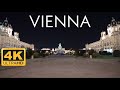 Vienna Austria Night Walking Hofburg 4K UHD