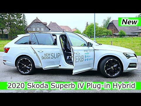 New Skoda SUPERB iV Plug-in Hybrid SportLine 2020 Review Interior Exterior