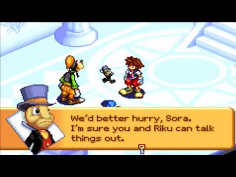Kingdom Hearts Chain of Memories (GBA) Cutscene #73 Sora wonders about Riku's Intentions