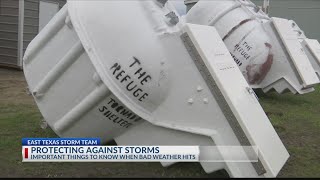 Storm shelters in East Texas-- Do you need to go underground to be safe