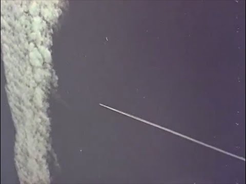 Contrails In 1950's Nuclear Test Film