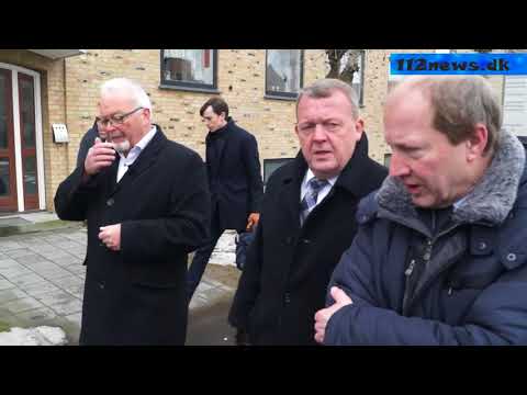 Statsminister Lars Løkke besøger Ghetto´en Motalavej i Korsør