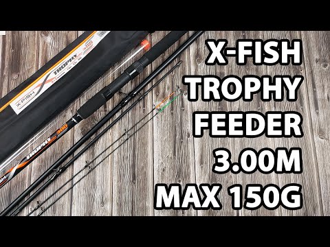 Фідер X-Fish Trophy Feeder 3.00m Max 150g (2 вершинки з тубусом, чохол)