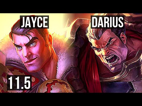 JAYCE vs DARIUS (TOP) | 9/0/5, Legendary, 500+ games | KR Diamond | v11.5