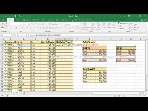 Excel Case Sensitive Lookup Using EXACT