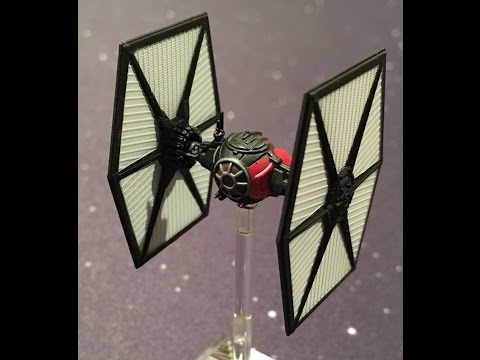The Cardboard Dungeon: X-Wing Ship Review - Special Forces TIE
