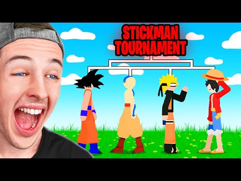 BECKBROS React To ANIME STICKMAN TOURNAMENT!