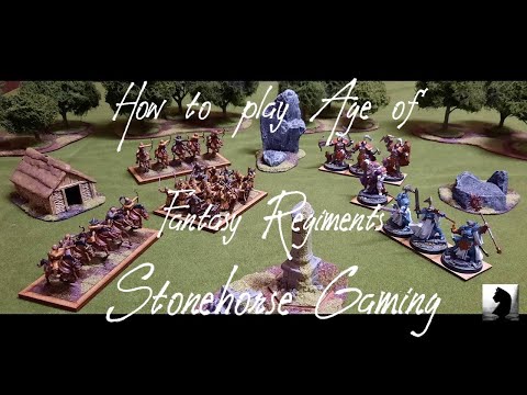 How to play Age of Fantasy Regiments.