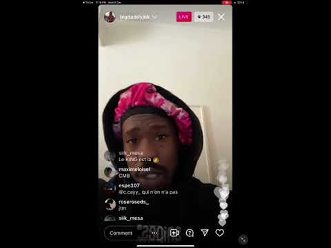 * Rappeur Jok'air arrête son live à cause des commentaires racist!!! * 😱😱