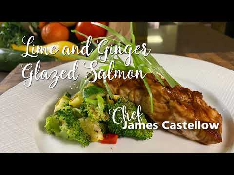 REX Healthy Recipes:  Lime and Ginger Glazed Salmon
