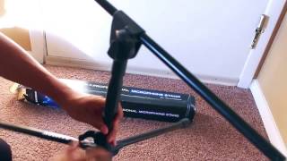 Video thumbnail for Samson MK 10 Microphone | Mic Boom Stand - unboxing | Review by Unboxing Review