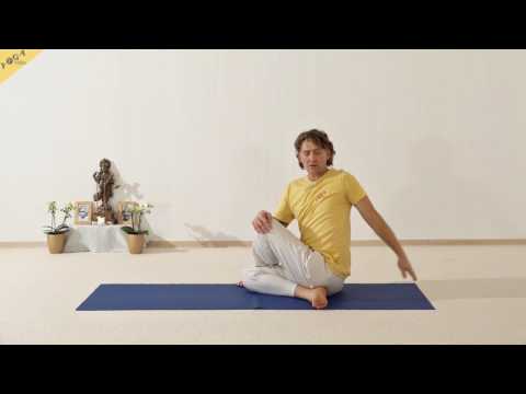 Halbe Drehsitz - Ardha Matsyendrasana - 84 Hauptasanas - Teil 60
