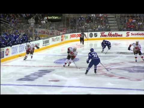 Flames @ Leafs - Joffrey Lupul Scores - 111015