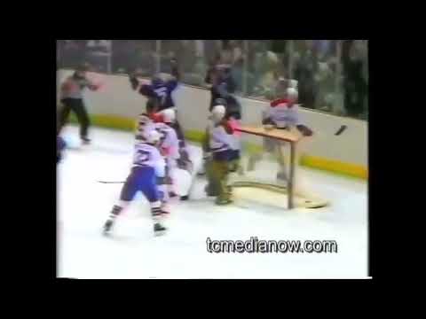 Game 5 1987 Patrick Division Semifinal Islanders at Capitals highlights - KARE-TV