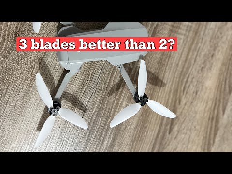Are 3 blades better than 2? mavic mini tri blade review