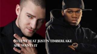50Cent ft. Justin Timberlake ft.Timbaland-Ayo technology/She wants it+LYRICS 480p