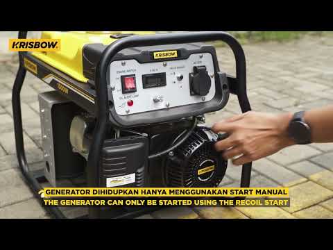 Gambar Krisbow Genset Bensin 1500W 1Ph Open Krp15