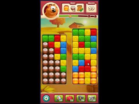 Toon Blast Level 1766 - NO BOOSTERS 🐻🐺🐱 | SKILLGAMING ✔️