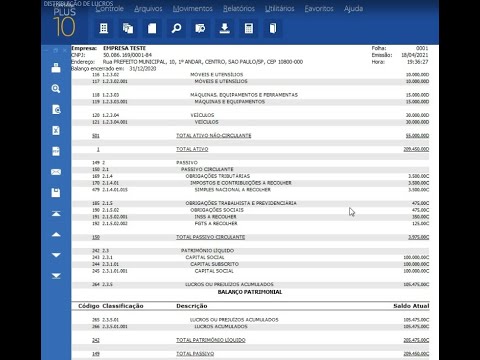 PROVISÃO E DISTRIBUIÇÃO DE LUCROS NO DOMINIO SISTEMAS