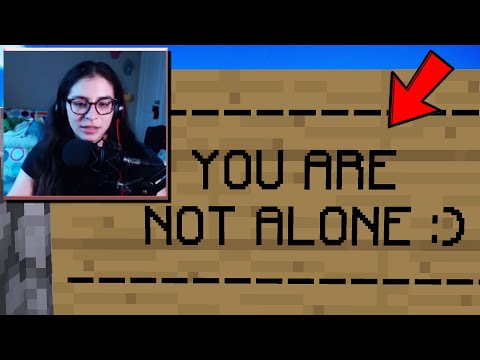 Streamer believes she's alone in Minecraft - Trolled!