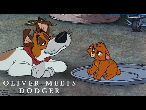 Oliver meets Dodger - Oliver and Company (HD)
