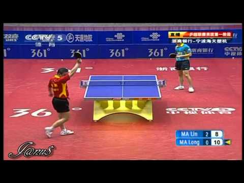2011 China Super League: MA Lin - MA Long [Full Match|Short Form]