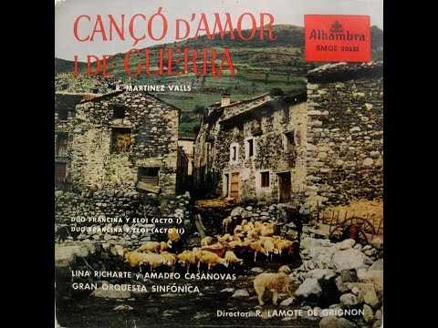 Diversos Artistes - Cançó D'Amor I De Guerra (III) - EP 1959