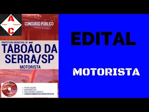Apostila Concurso Taboão da Serra-SP 2017 - Motorista