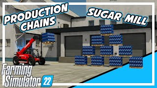 FS22 How To Use Production Chains - Sugar Mill | Farming Simulator 22