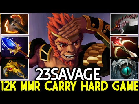 23SAVAGE [Monkey King] Top Pro 12K MMR Carry Hard Game Dota 2