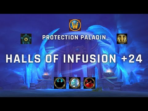 Halls Of Infusion +24 | Prot Pal | Fortified| Dragonflight M+ Season 2 | PUG