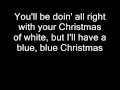 The Beach Boys - Blue Christmas (Lyrics)
