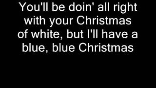 The Beach Boys - Blue Christmas (Lyrics)