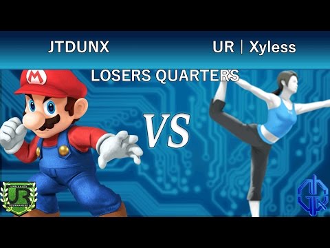 GHQ #1 Season 4  LOSERS QUARTERS - JTDUNX (Mario) vs UR | Xyless (Wii Fit)