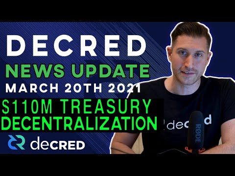 Decred News Update - $110M Treasury Decentralization, On-Chain Governance Voting, Network ATH & More