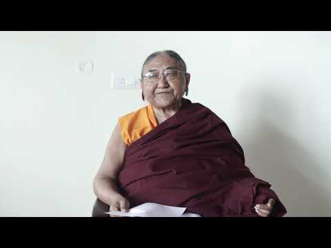 HH 41st Sakya Trichen talking about HH 16th Karmapa