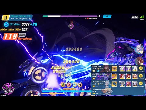 Honkai Impact 3rd | Abyss Nirvana D474: RPC-6626 (744pts) - Lightning buff- GD HoT (SS2) HoTr (S0)