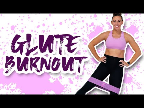 20 Minute Glute Band Burnout Workout!