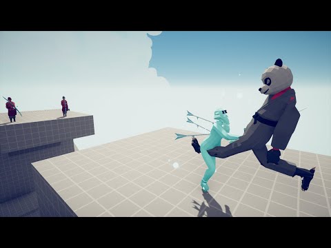 PANDA TAEKWONDO + 2x ICE ARCHER vs EVERY FACTION - TABS - Totally Accurate Battle Simulator