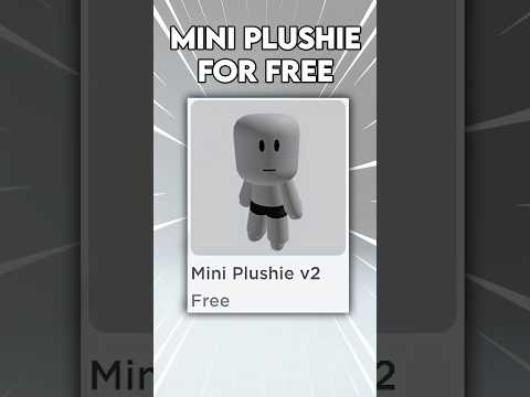HOW TO BECOME A MINI PLUSHIE FOR FREE IN ROBLOX 🥰