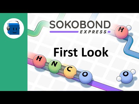 The New Puzzle Game from Draknek & Friends - Sokobond Express - First Look - YouTube