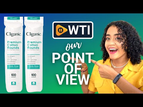 Cliganic Premium Cotton Rounds for Face (200 Count) | Makeup Remover Pads - WTI product video review