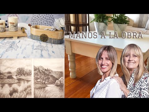 Manos a la Obra 2023 Programa 22 Renovar muebles Chalk Paint Dibujo Batik  Stencil sobre Madera