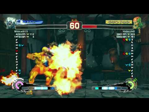 SSF4 AE: Wildcat815 (Oni) vs Hidecchi0 (Dhalsim) - Ranked Match (720p HD)