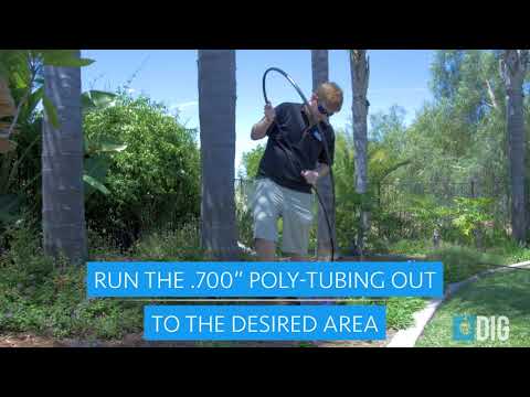 Drip Irrigation Demonstration: Connecting a 1/2"...